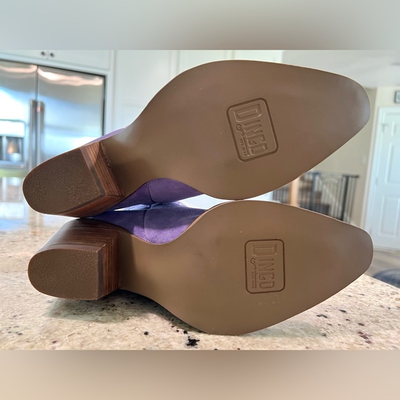 (NEW) Dingo Purple Heeled Western Cowboy Boots - Picture 11 of 14